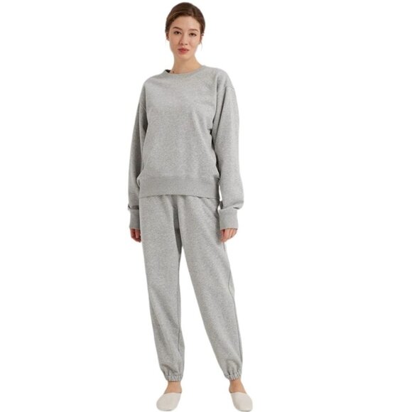 NWT NAP Loungewear Basic Drawstring Sweatpants Size‎ L Color Morning Fog - Picture 2 of 9